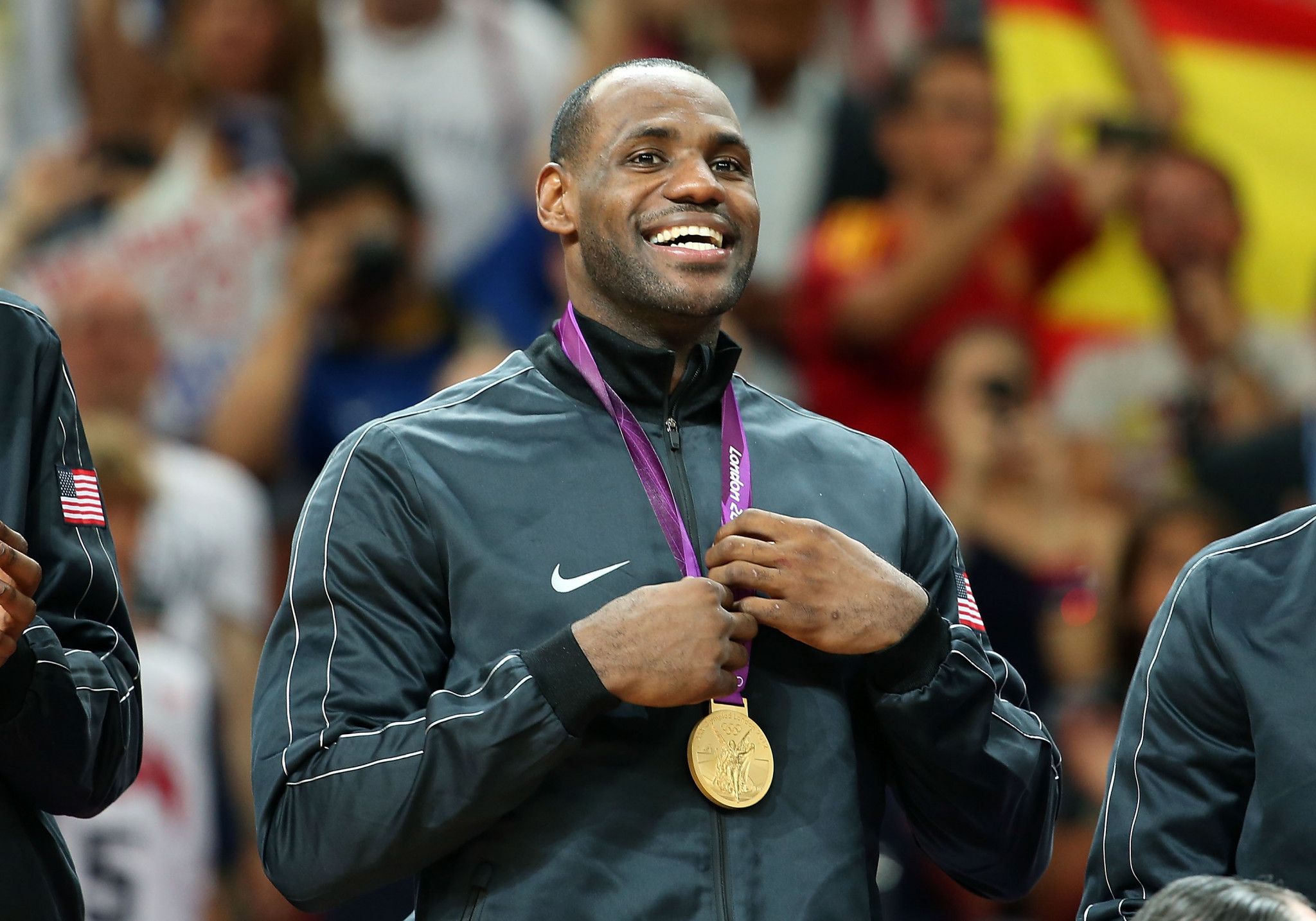 LeBron James won the gold medal in 2012 London Olympics