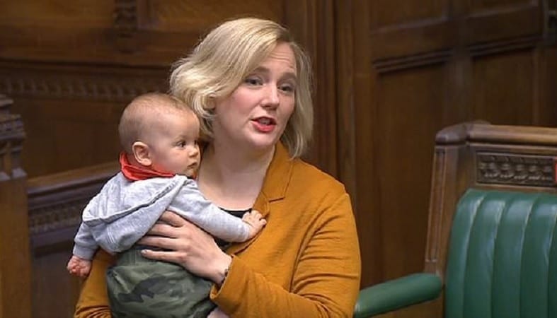 Stella Creasy asked to not bring her child to the Commons