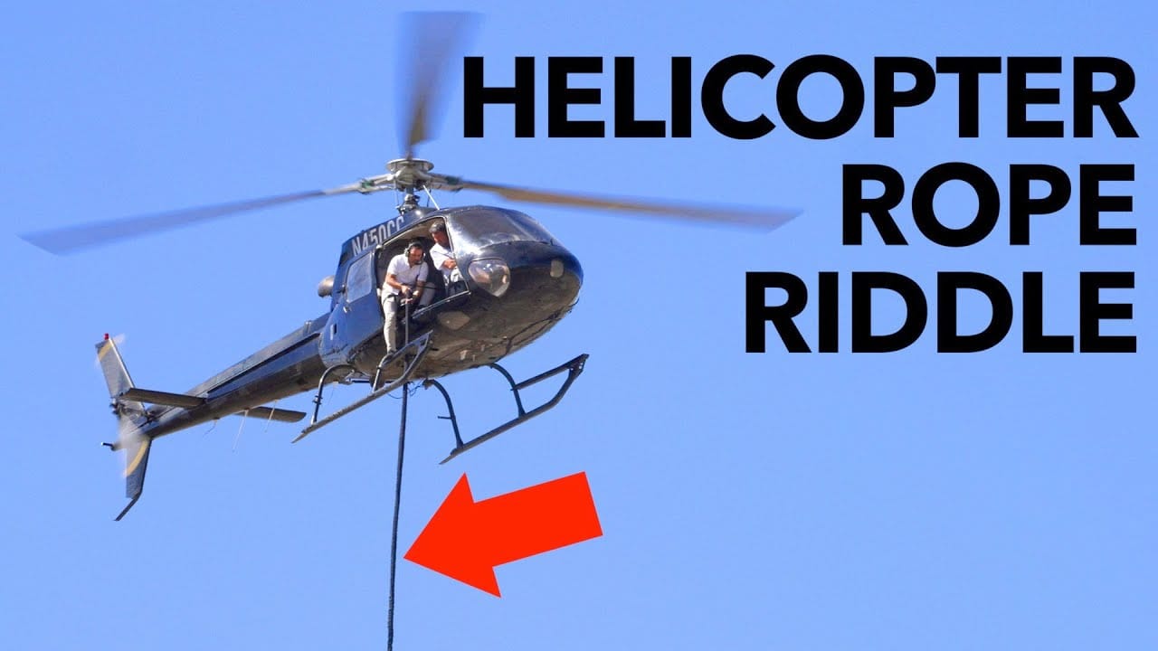 Viral: YouTuber rents helicopter to answer a physics question