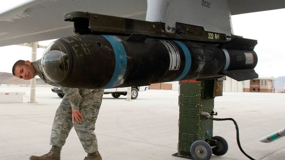 What is US's secret Hellfire missile used in Afghanistan 