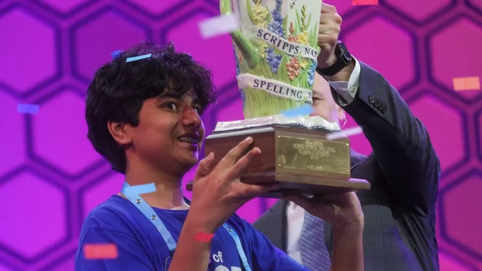 Indian-origin Florida teenager Dev Shah wins US spelling bee, gets $50,000