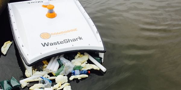Waste Shark: River trash traps chew at huge ocean plastics problem