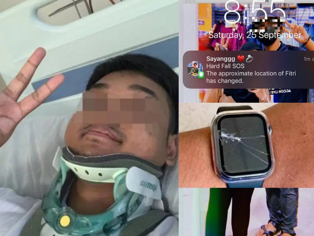Singapore man unconscious after accident saved as Apple Watch calls emergency services