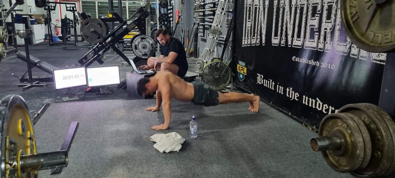 Australian man breaks Guinness World Record with 3206 push-ups in an hour