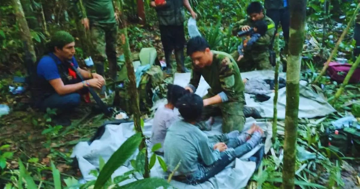 Colombia: 4 indigenous children found alive 40 days after plane crash