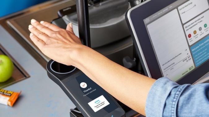 Amazon palm print biometrics