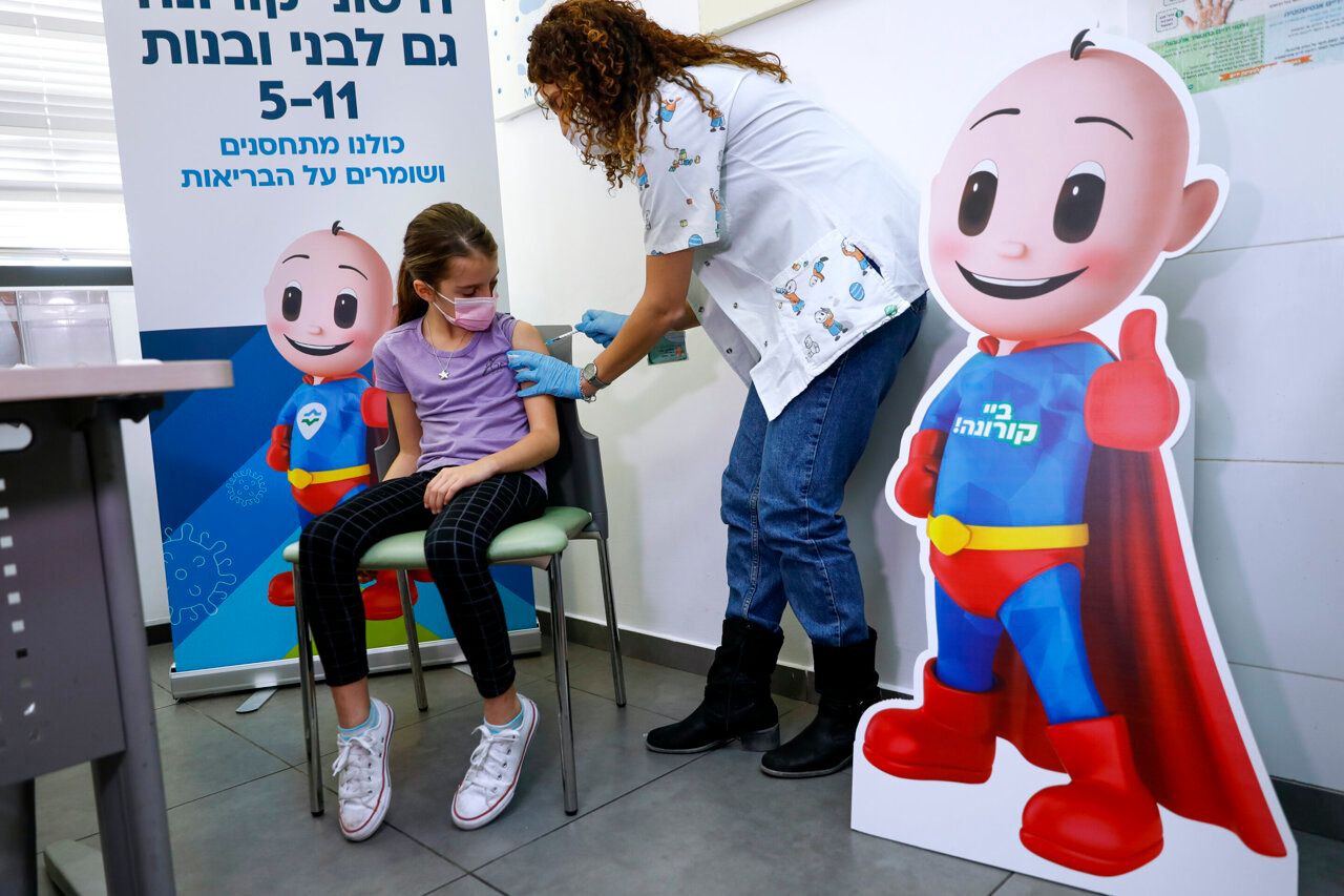 Israel starts giving COVID-19 shots to kids between 5 to 11