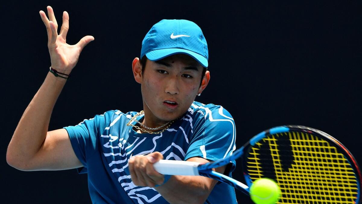 Shang Juncheng becomes the first Chinese man to win a match at the Australian Open in the Open Era