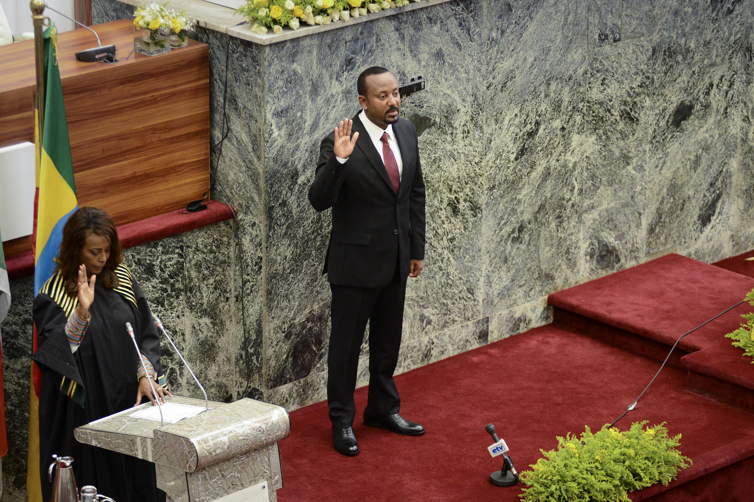Ethiopia says PM, a Nobel Peace laureate, is at the battlefront