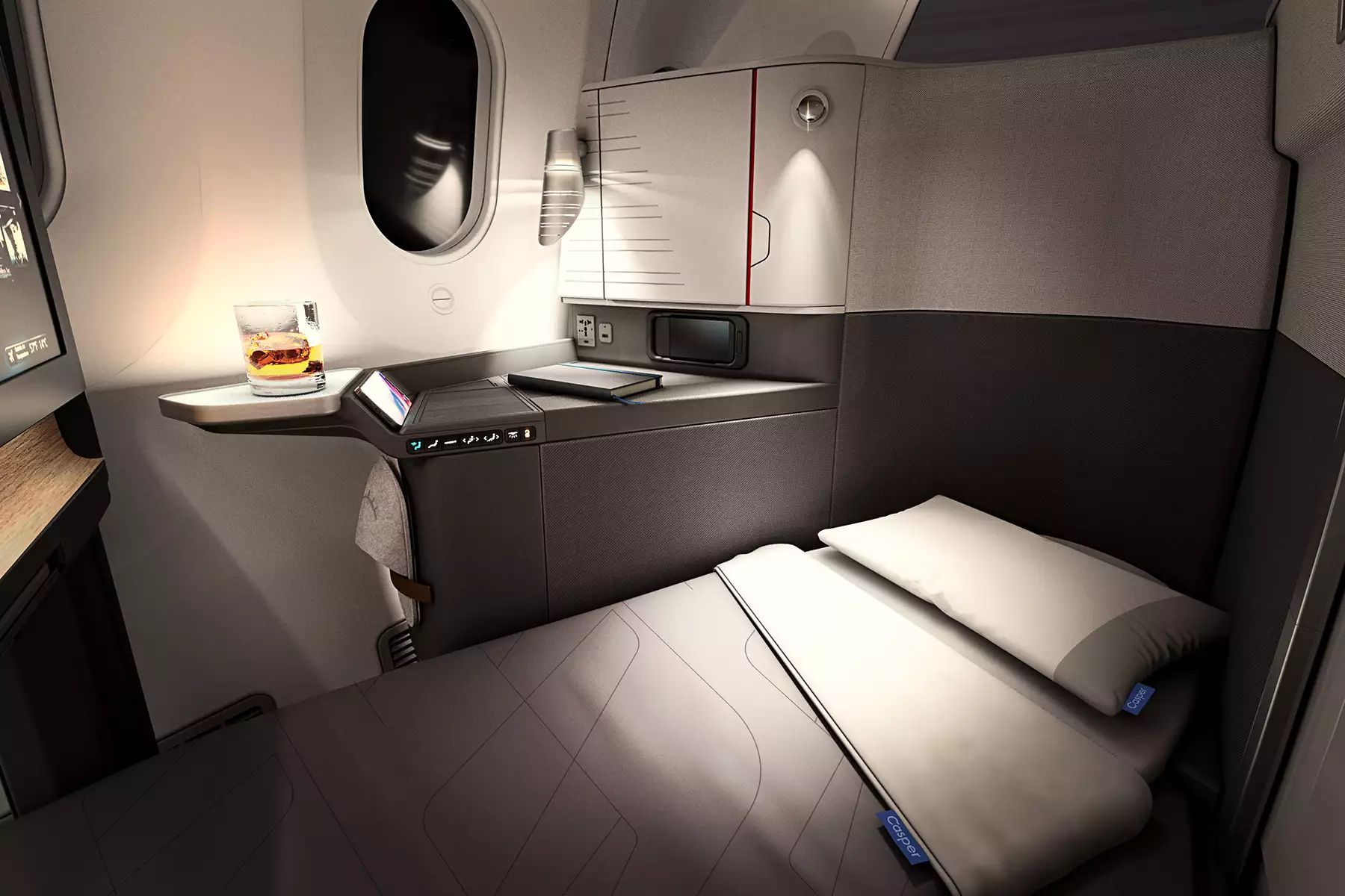 American Airlines to offer premium suites with privacy doors- Business-class flagship suites