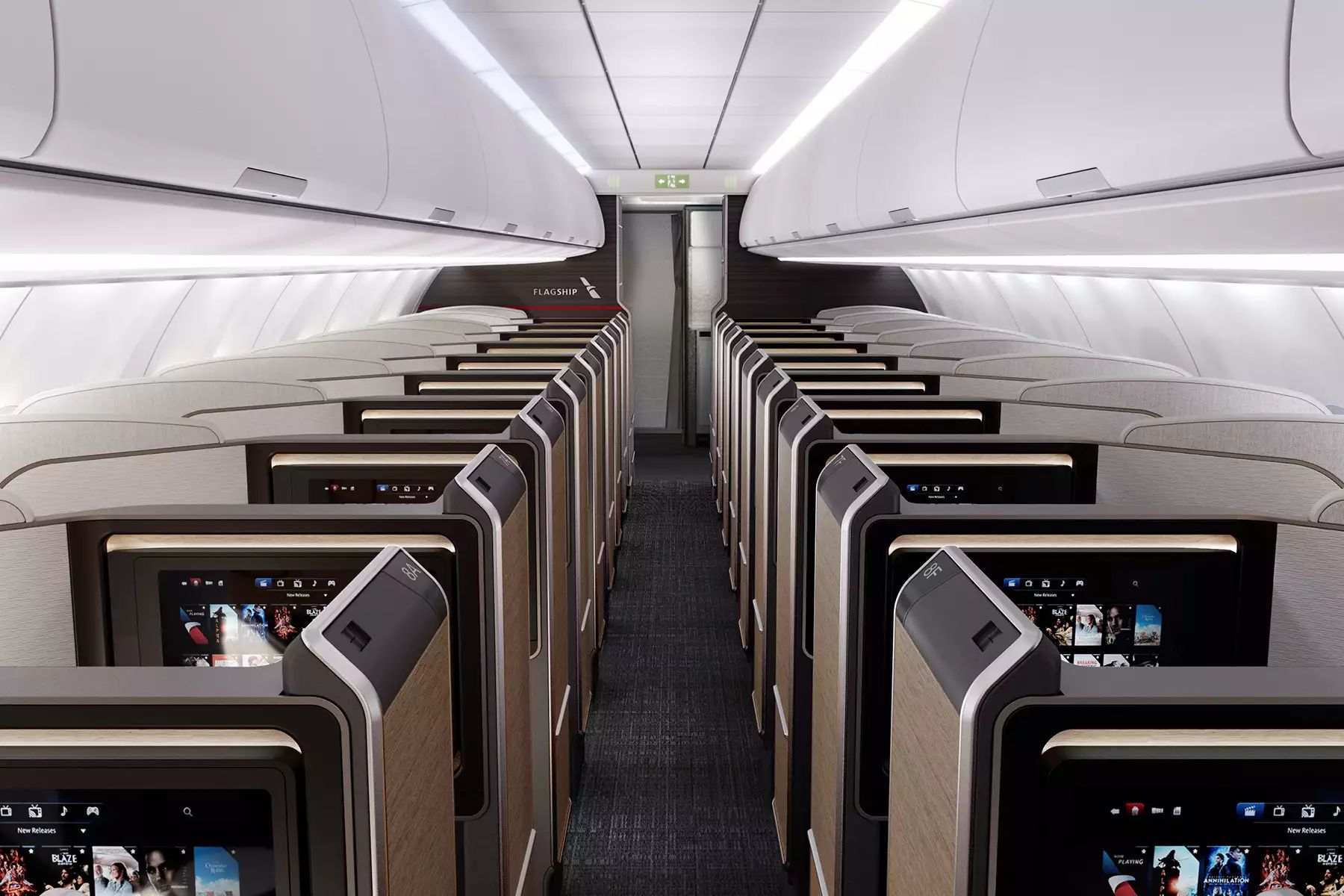American Airlines to offer premium suites with privacy doors- Business-class flagship suites