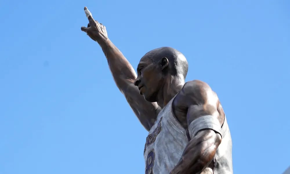 Kobe Bryant's statue in Los Angeles is full of spelling errors, Lakers working to fix it