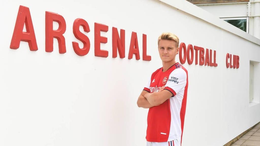 Arsenal sign midfielder Martin Odegaard from Real Madrid on permanent transfer.