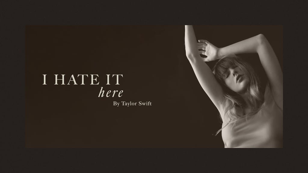 Taylor Swift faces backlash over 'I Hate It Here' lyrics: Here's why