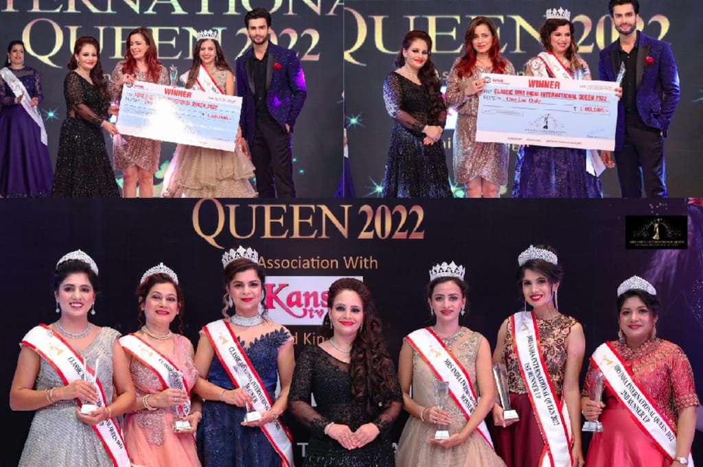Women from all over the world took part in one of the biggest beauty pageants of India- Mrs India International Queen 2022