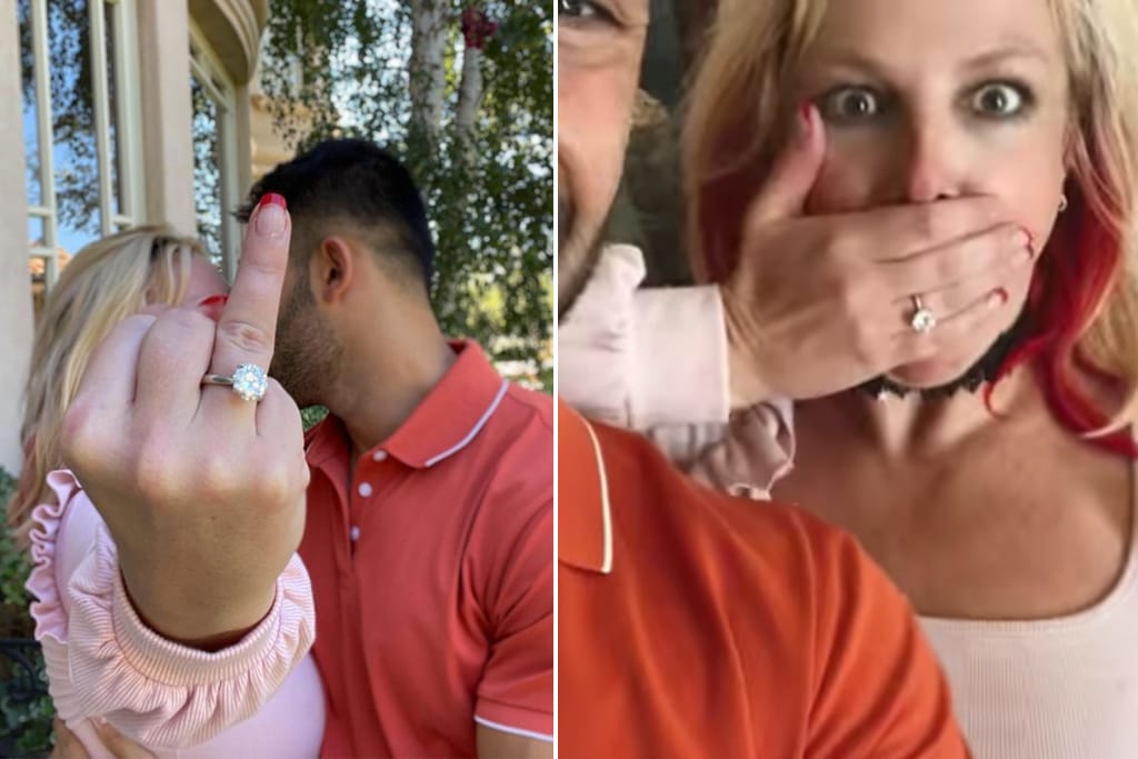 Britney Spears Sam Asghari are engaged