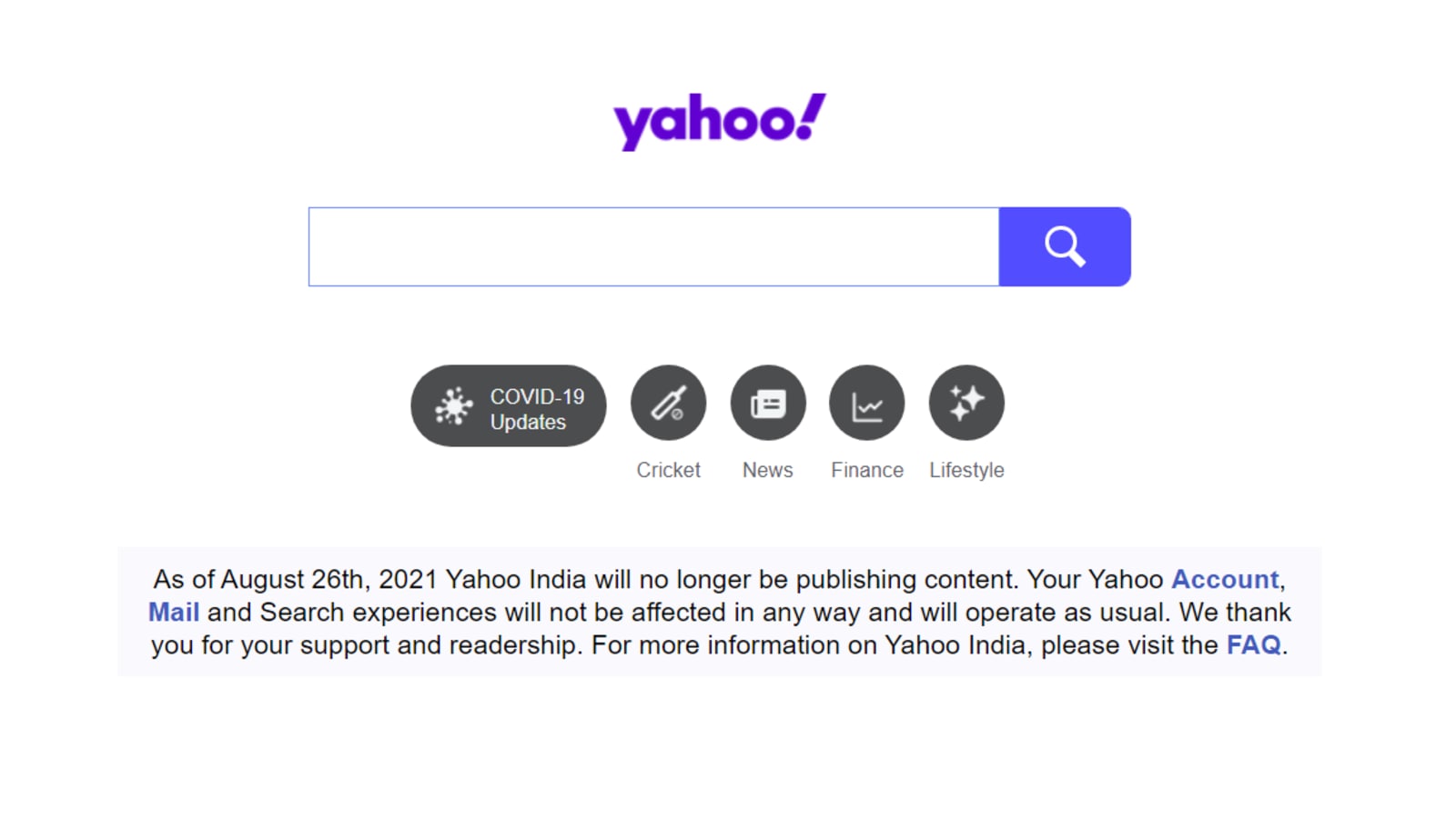 Yahoo shut down news 