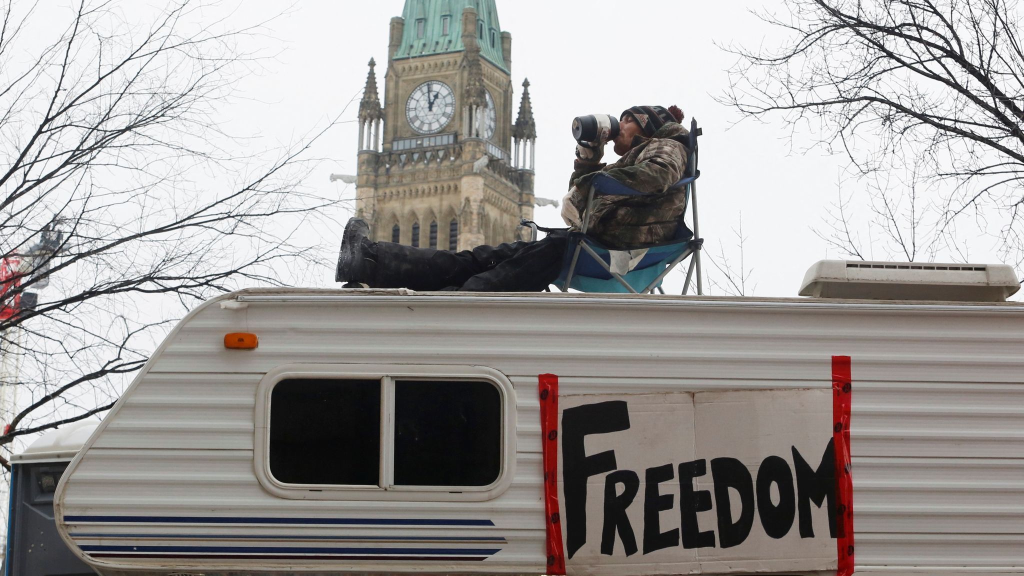 Ottawa declares state of emergency over 'out of control' Truckers' protest
