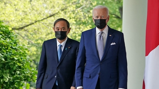 Joe Biden with Japan's PM