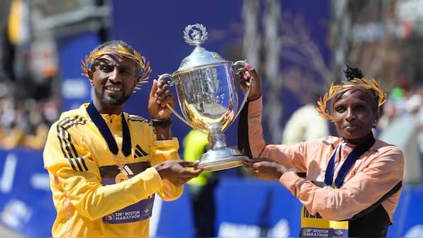 Boston Marathon 2024: Ethiopia's Sisay Lemma clinches men's title; Kenya's Hellen Obiri defends women's crown