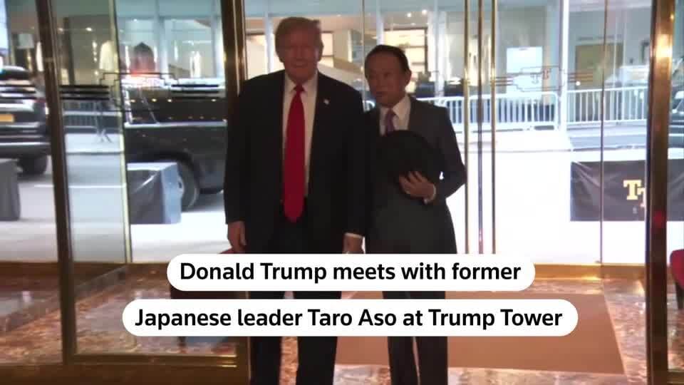 Fact check: Did Donald Trump gift ‘White House Key’ to ex-Japanese PM Taro Aso during NY meeting?