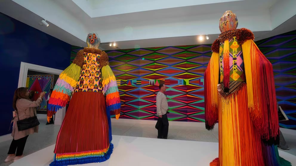 Choctaw artist Jeffrey Gibson makes history as the first solo Native American artist at the Venice Biennale