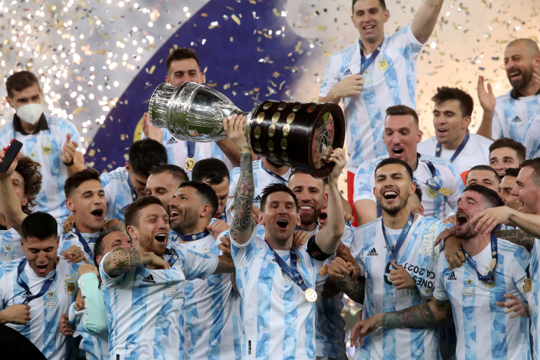 Messi wins his 1st international trophy as Argentina beat Brazil to win Copa America