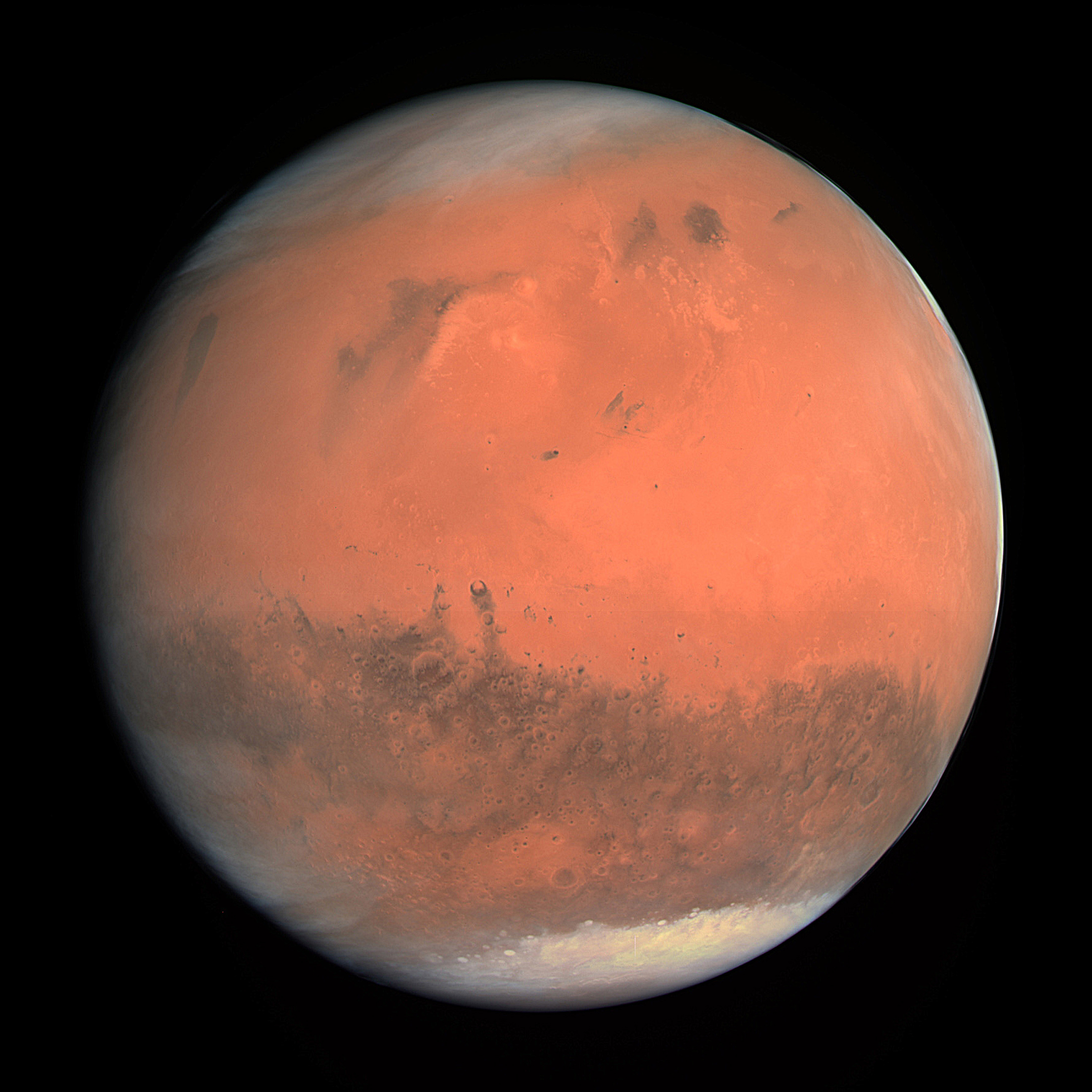 New pictures of Mars released by NASA, shows ice sheets across its south pole