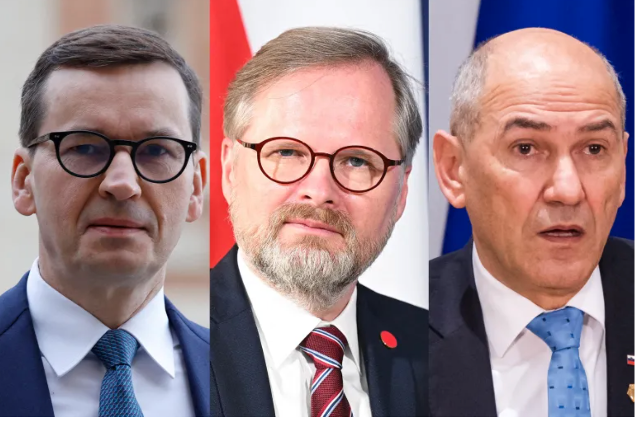 Leaders of Poland, Czech, Slovenia travel to Kyiv in the EU show of support
