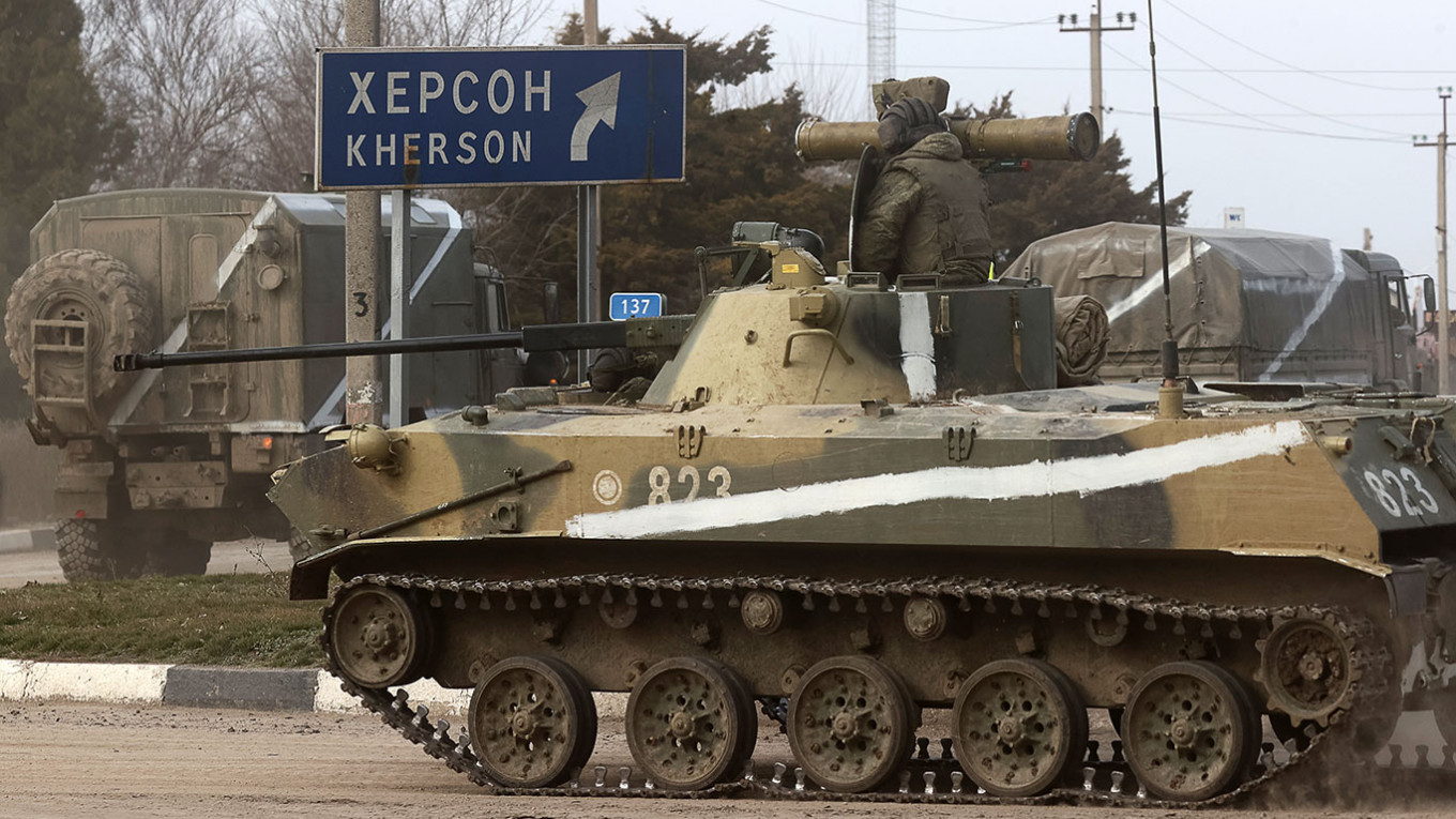 Russian military claims to seize control of Ukraine’s Kherson