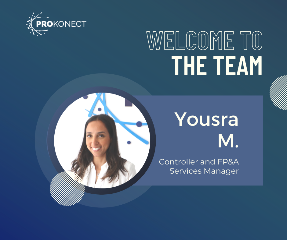 PROKONECT Announces New Controller and FP&A Services Manager