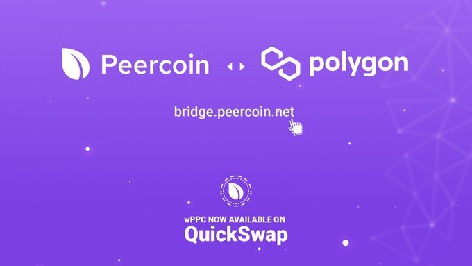 Proof of Stake pioneer Peercoin continues cross-chain expansion with listing on Polygon’s QuickSwap