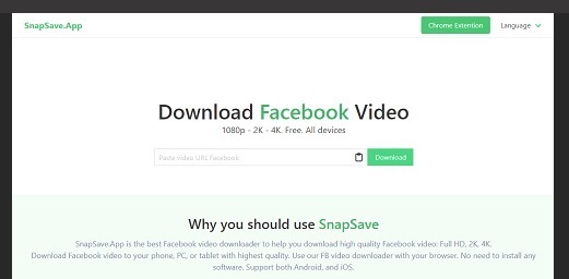 SnapSave Announces The Launch of Their Facebook Video Downloader