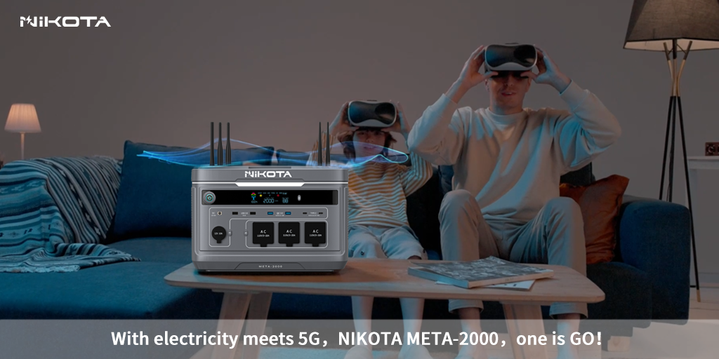 NIKOTA Will Launch the First Portable Power Station with 4G/5G Network on Indiegogo
