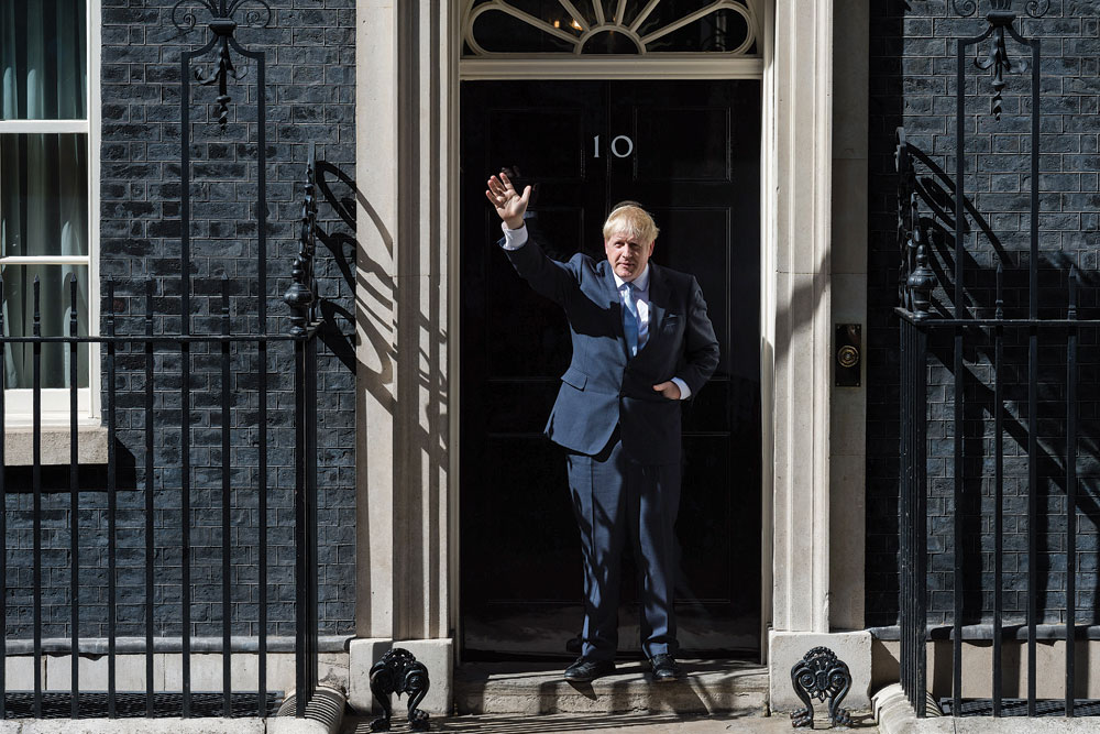 Imposition of fines over the Downing Street party