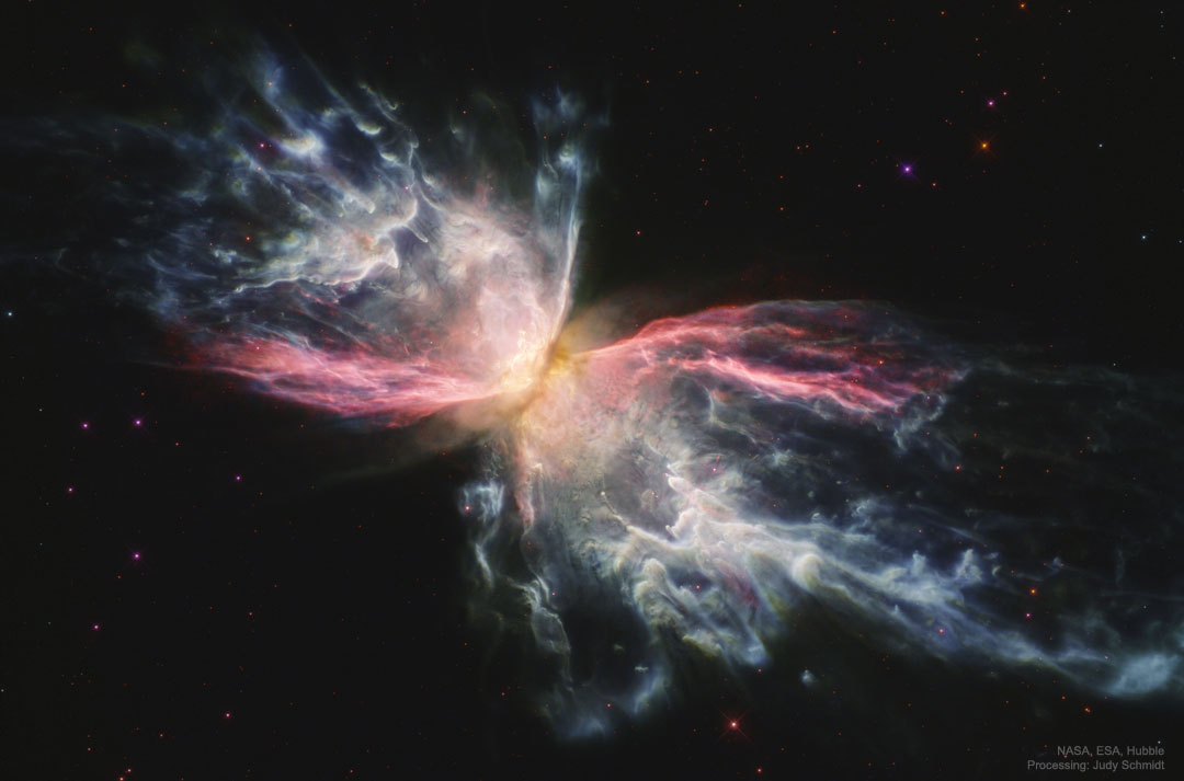 NASA shares photo of a ‘space butterfly’