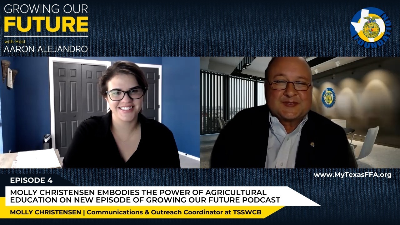 Molly Christensen Embodies The Power of Agricultural Education On New Episode of Growing Our Future Podcast