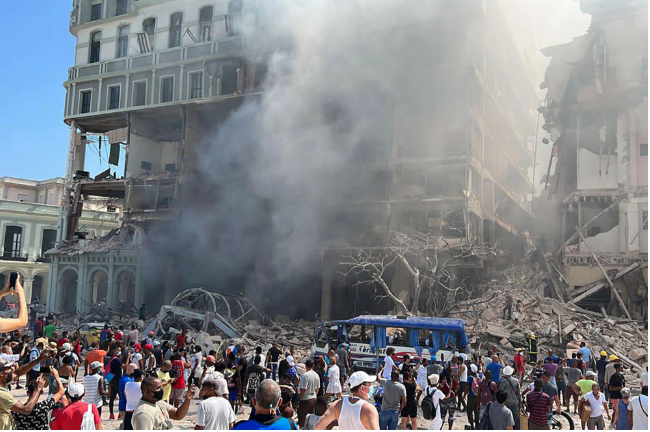 At least 27 dead in Cuba hotel blast, with desperate search for survivors
