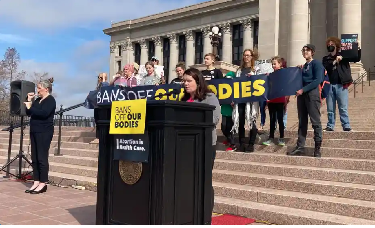 Nearly all abortions are banned by the Oklahoma legislature’s new bill