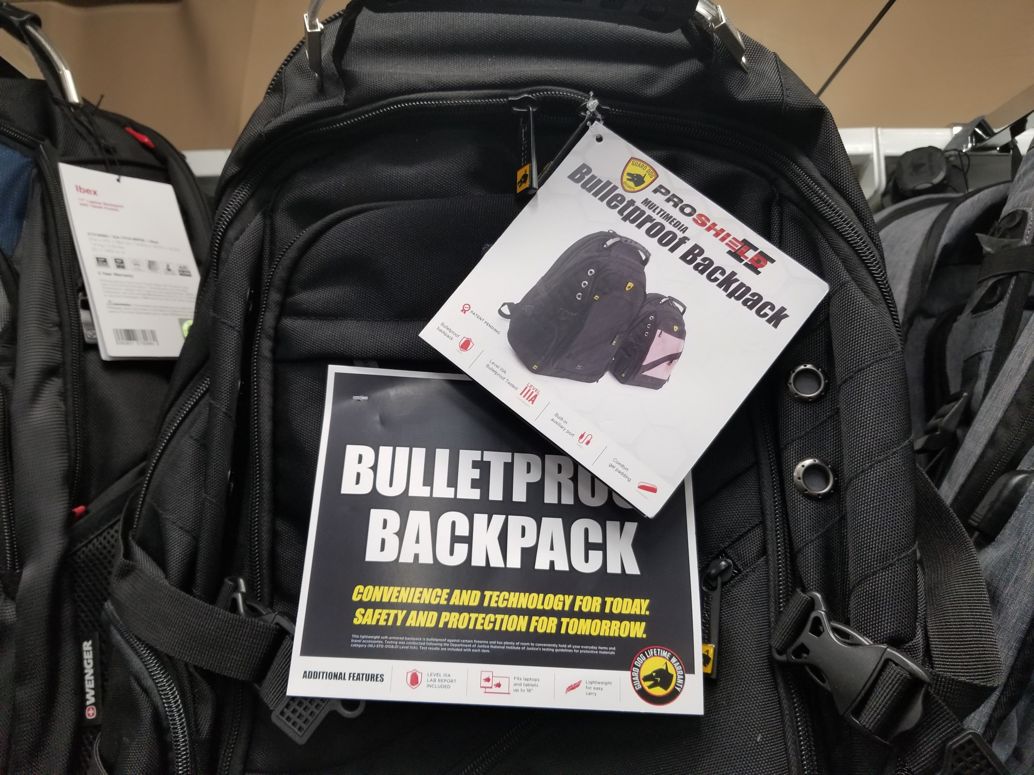 Sales of bulletproof backpacks increase due to the Texas school shooting