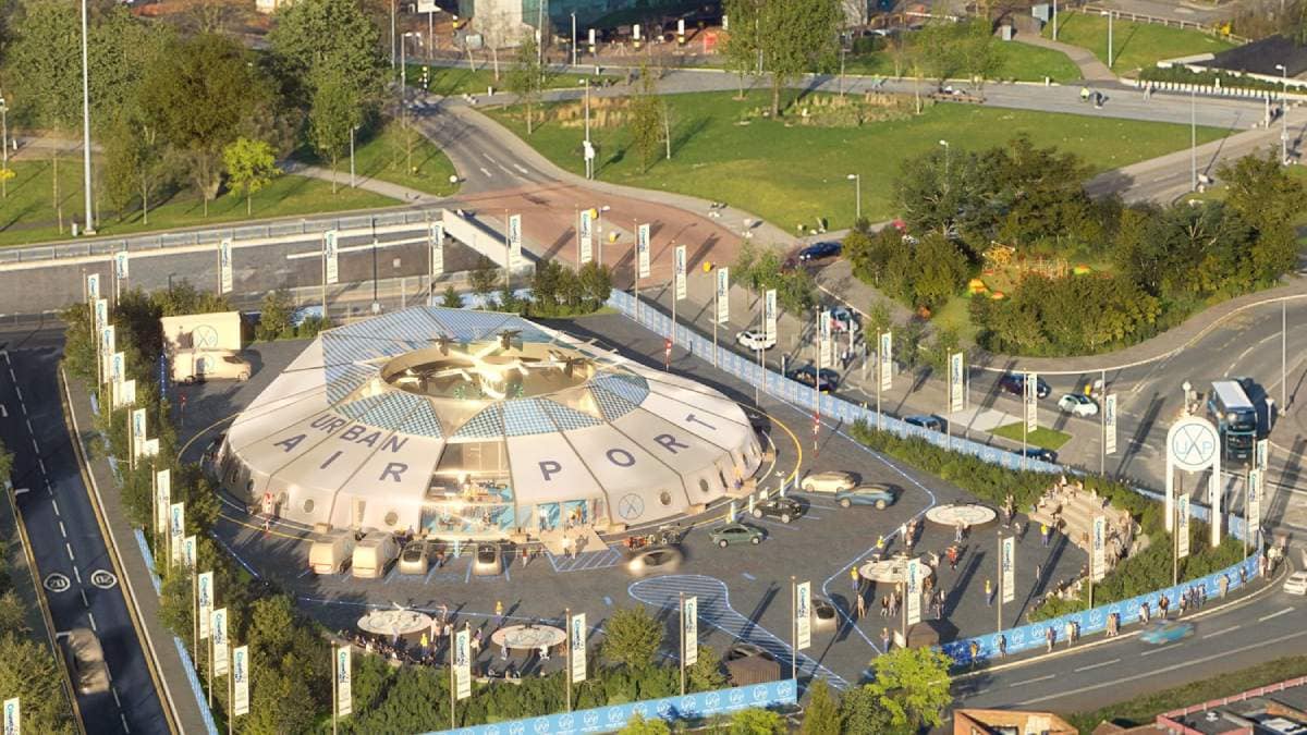 The world’s first airport for flying cars and drones opens in the UK