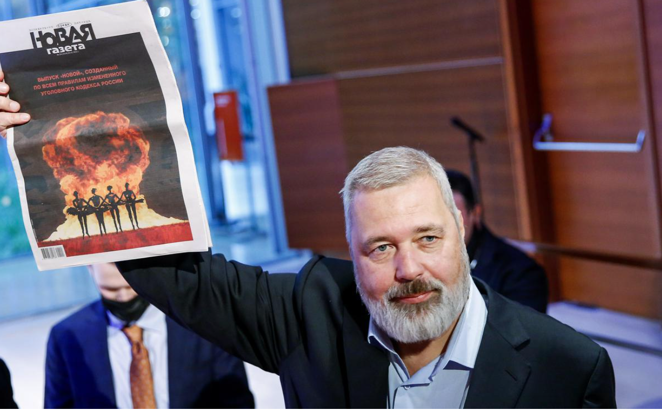 Russian journalist sells his Nobel Peace Prize medal for $103.5 million to support Ukrainian children