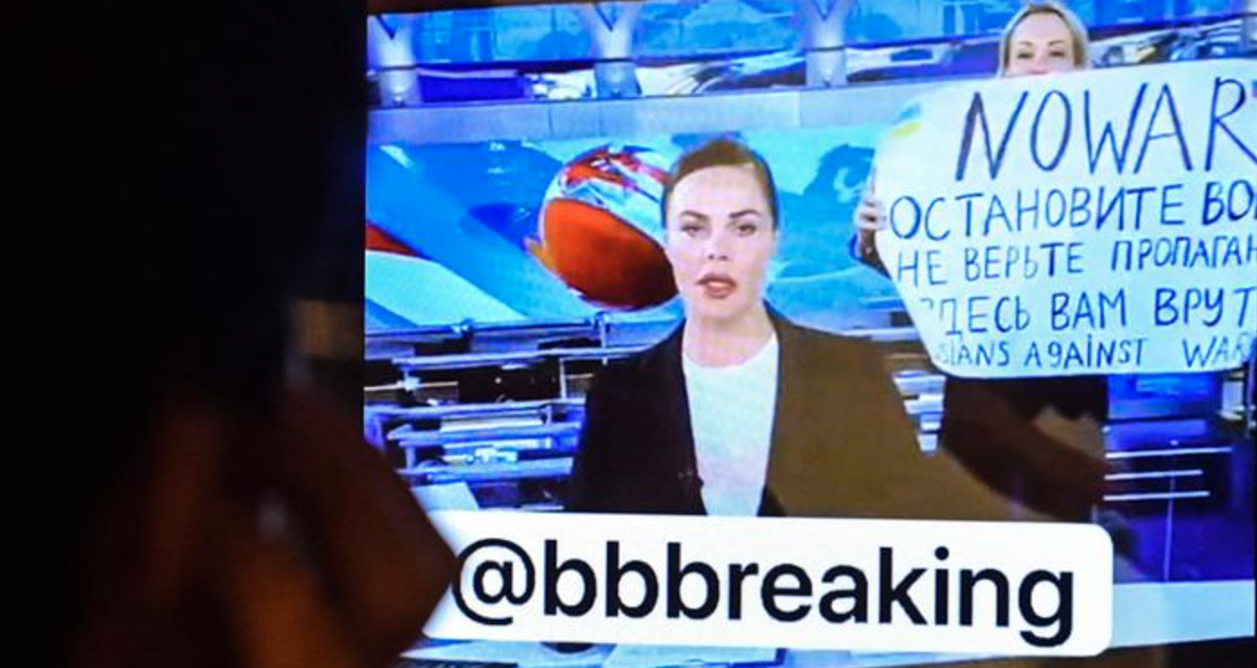 Russian journalist Marina Ovsyannikova, who protested Ukraine operation on Live TV detained