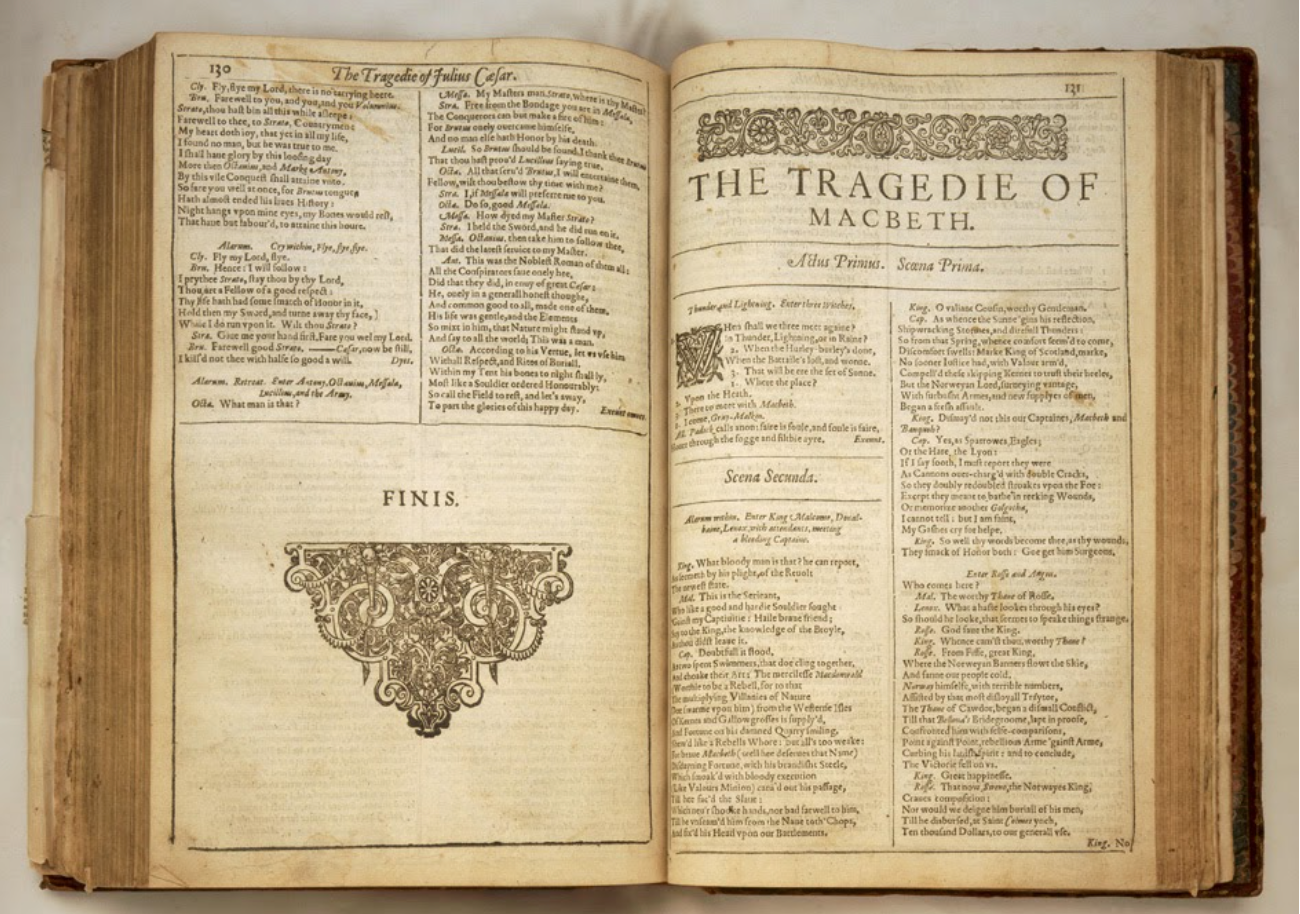 The original copy of Shakespeare’s First Folio fetches $2.5 million at auction