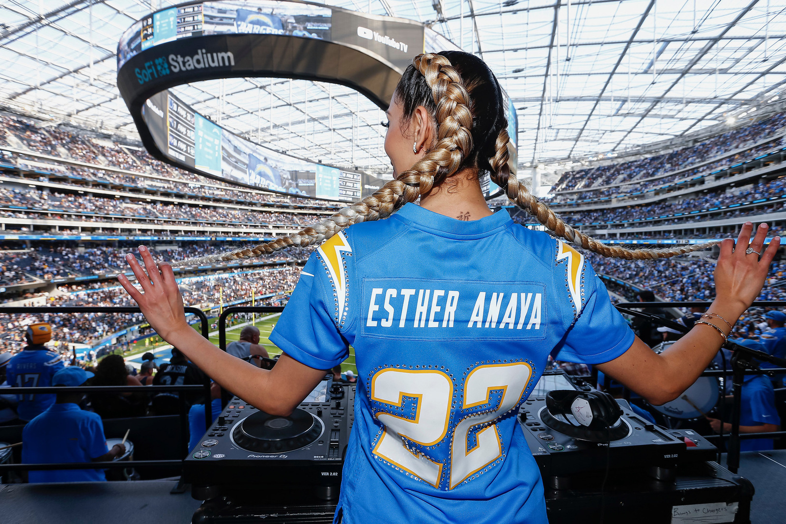 Esther Anaya DJ’s for NFL 2022-23 Season