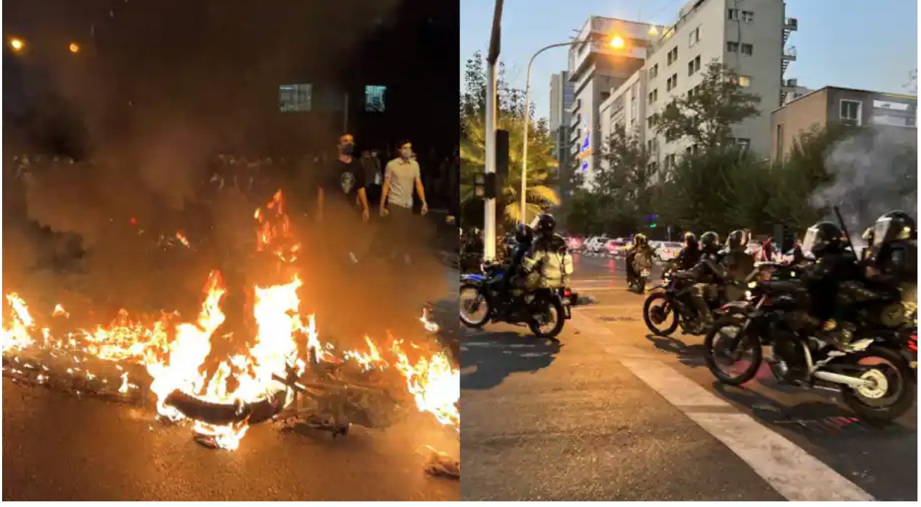 Head of Iran’s morality police suspended amid protests over death in custody