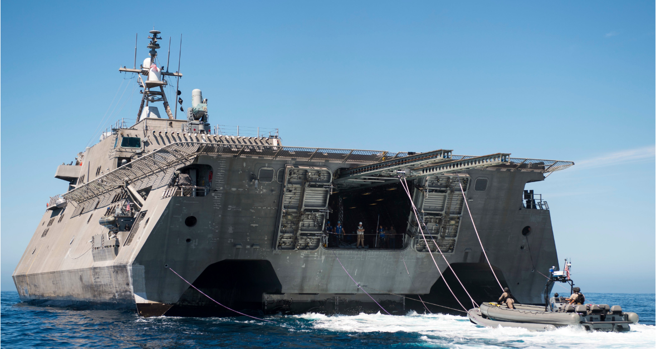 US Navy sends its most advanced surface warship to the western pacific