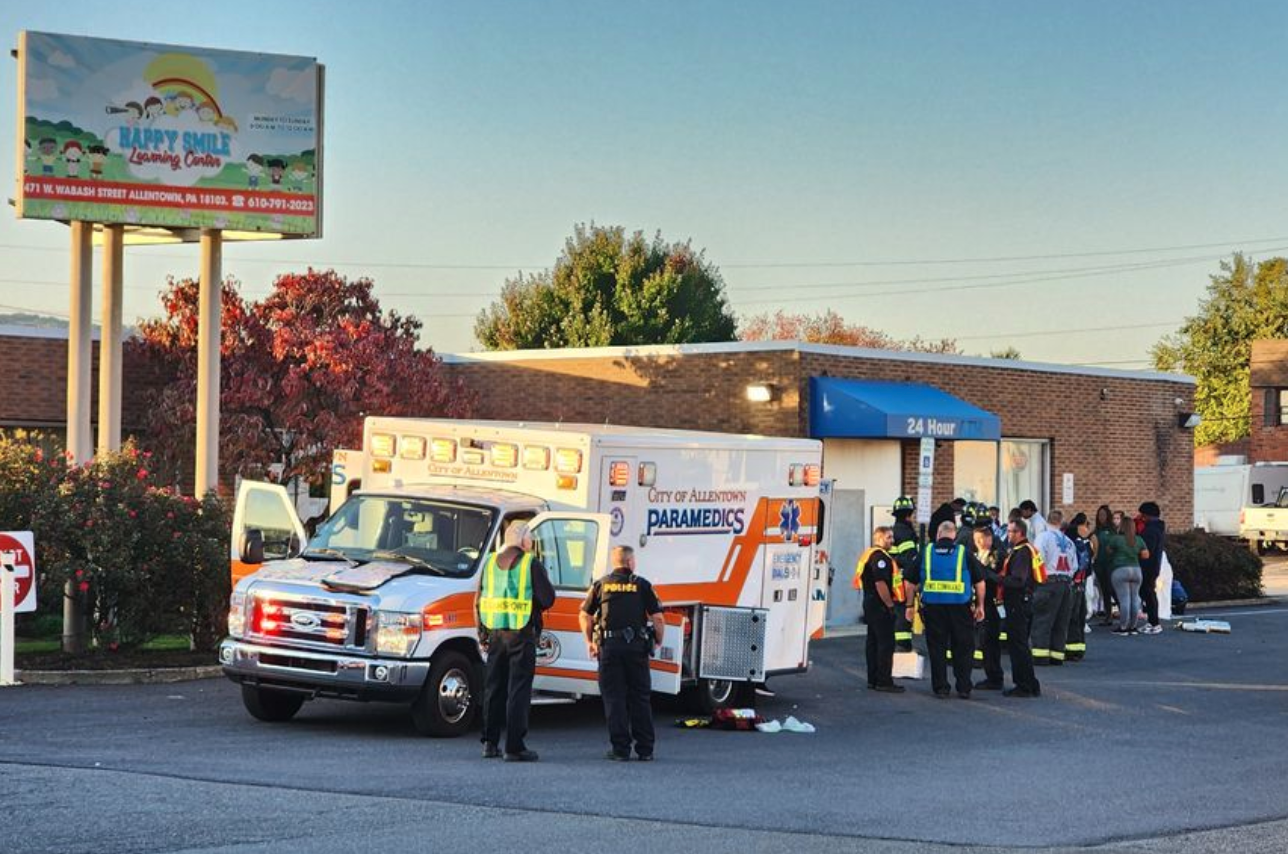 Carbon monoxide leak at Pennsylvania daycare sends children to hospital