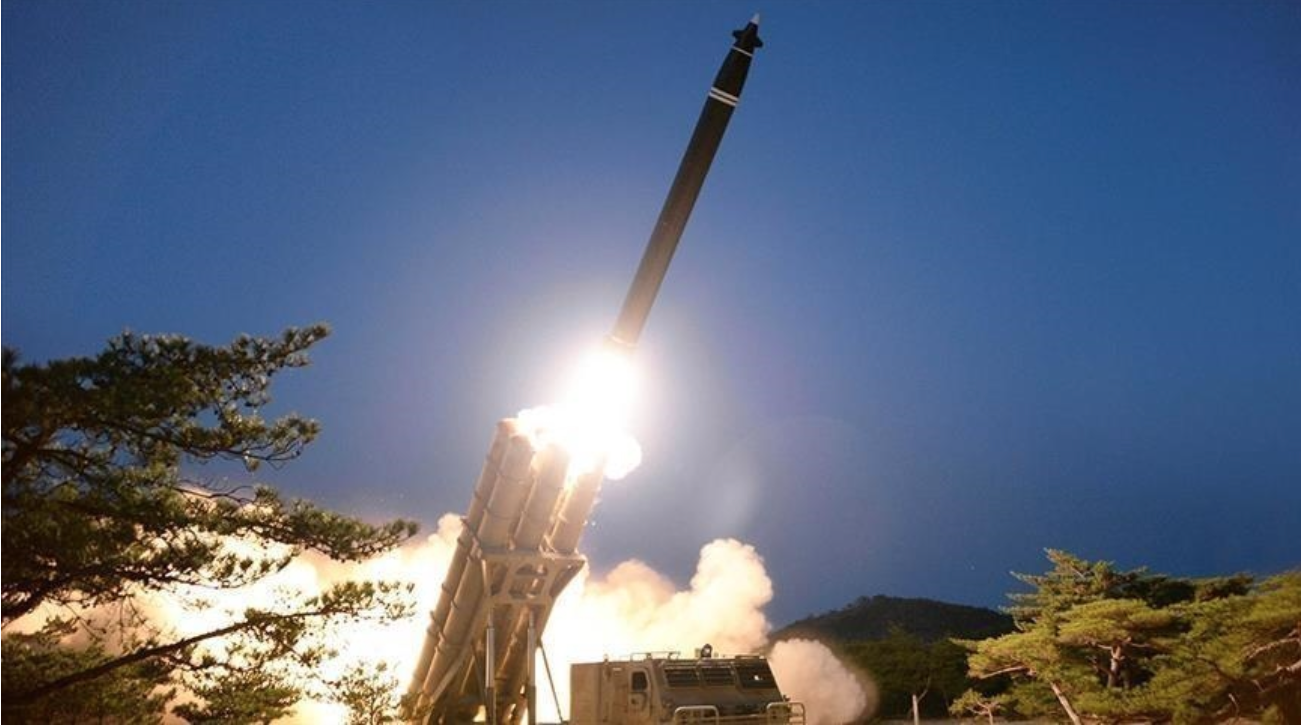 North Korea fires a barrage of artillery rounds across the maritime border