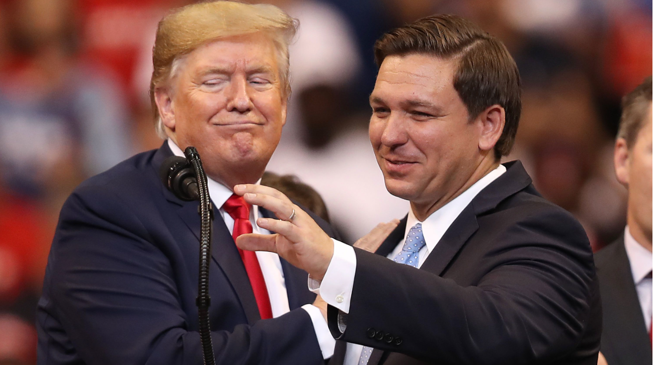 Trump threatens to release sensitive information on DeSantis if he runs for President